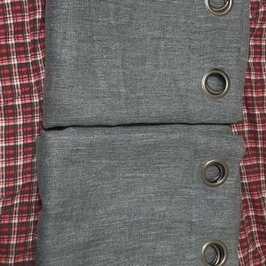 Grey curtains